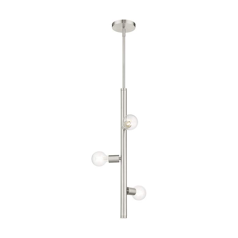 Image 4 3 Light Brushed Nickel Pendant more views