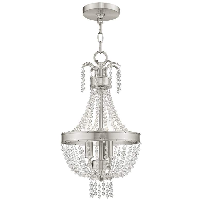 Image 1 3 Light Brushed Nickel Pendant