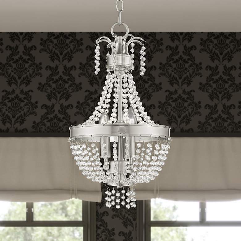 Image 7 3 Light Brushed Nickel Pendant more views