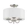 3_3 Light Brushed Nickel Semi-Flush more views