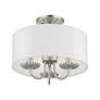 4_3 Light Brushed Nickel Semi-Flush more views