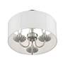 6_3 Light Brushed Nickel Semi-Flush more views