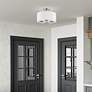 7_3 Light Brushed Nickel Semi-Flush more views