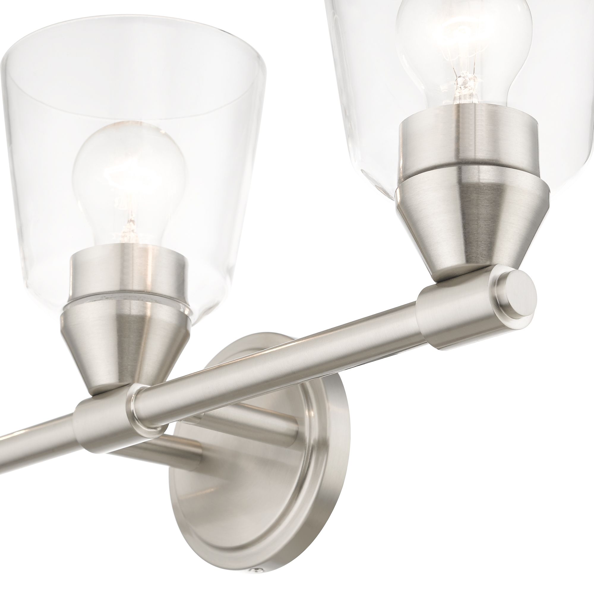 3 Light Brushed Nickel Vanity Sconce