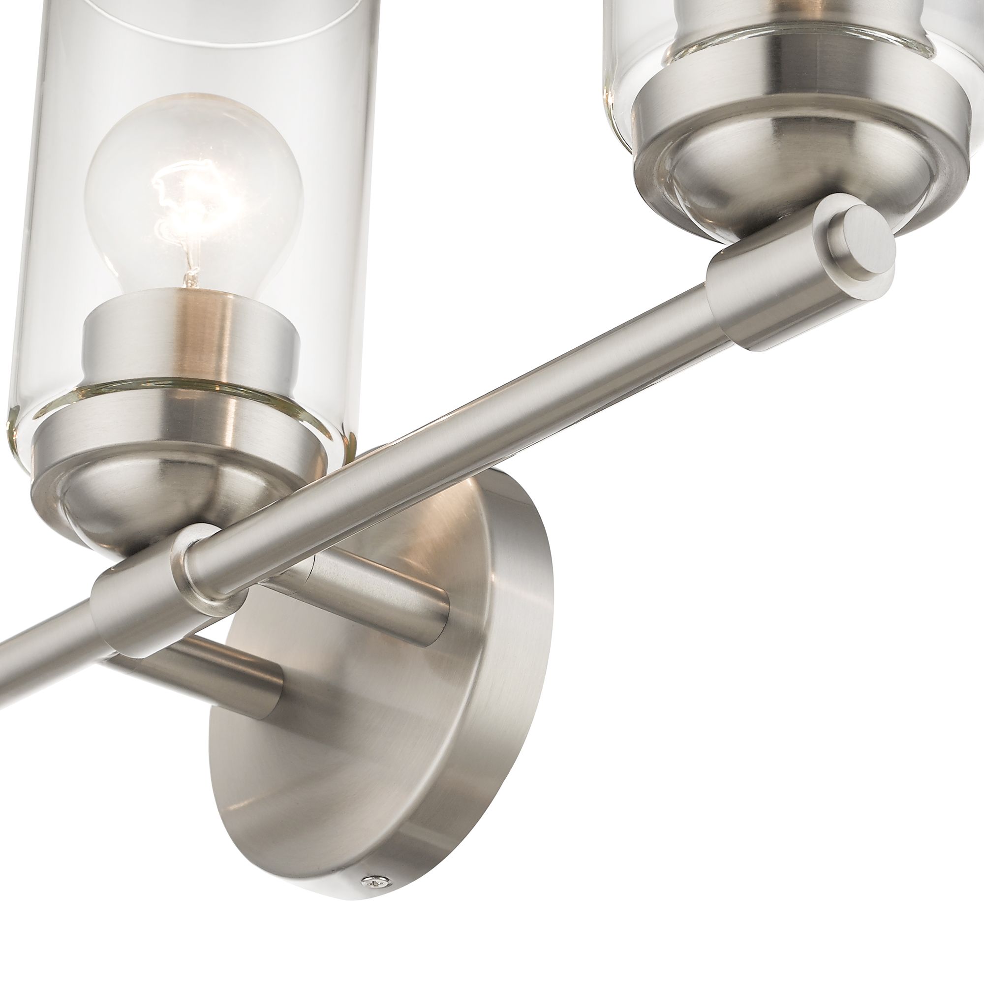 3 Light Brushed Nickel Vanity Sconce