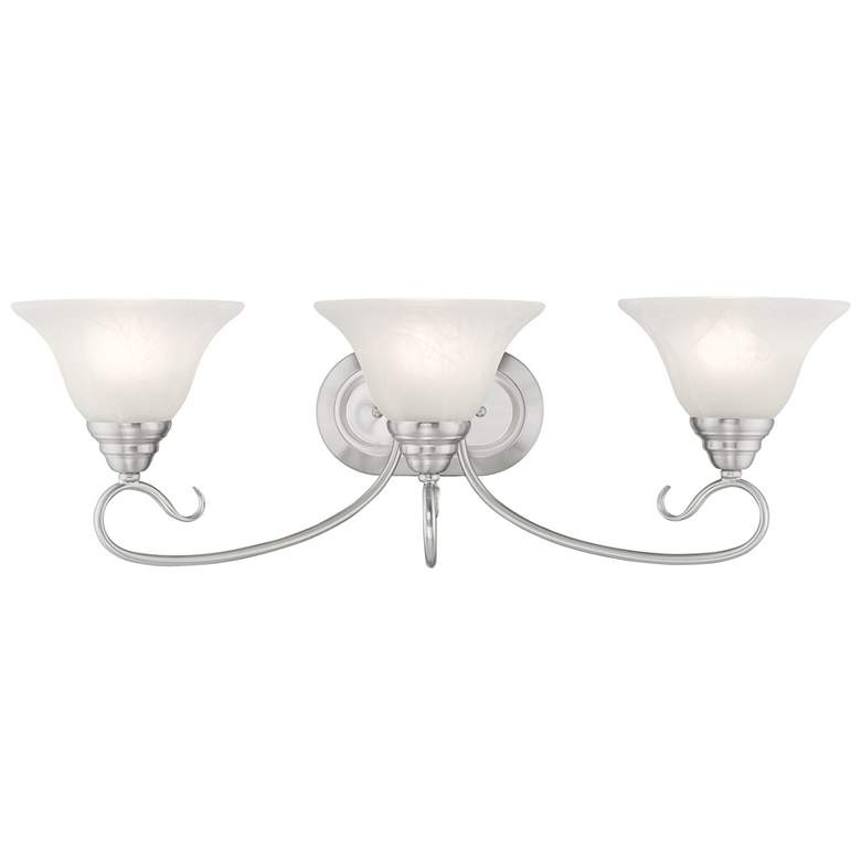 Image 1 3 Light Brushed Nickel Vanity