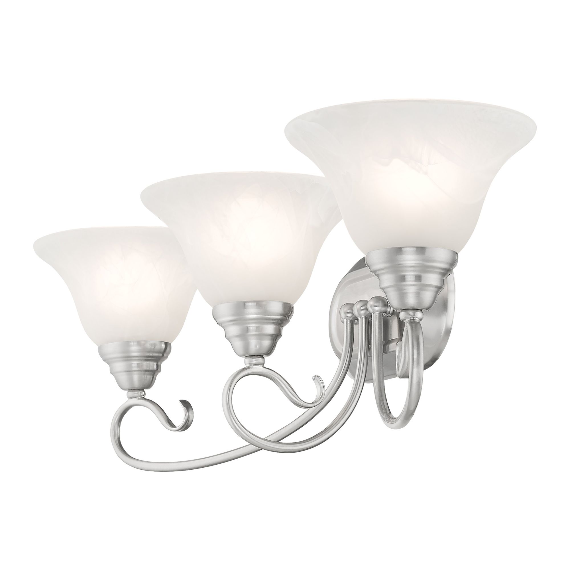 3 Light Brushed Nickel Vanity