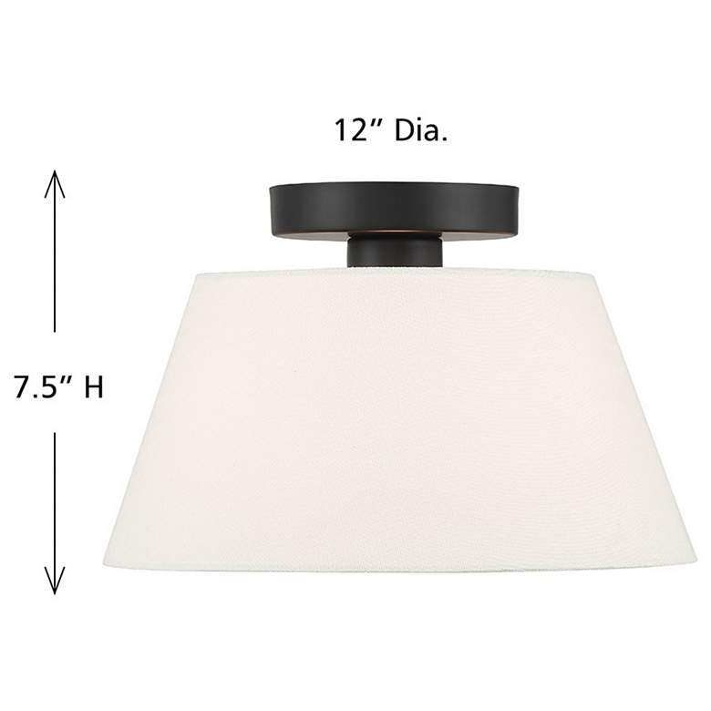 Image 6 3-Light Ceiling Light in Matte Black more views