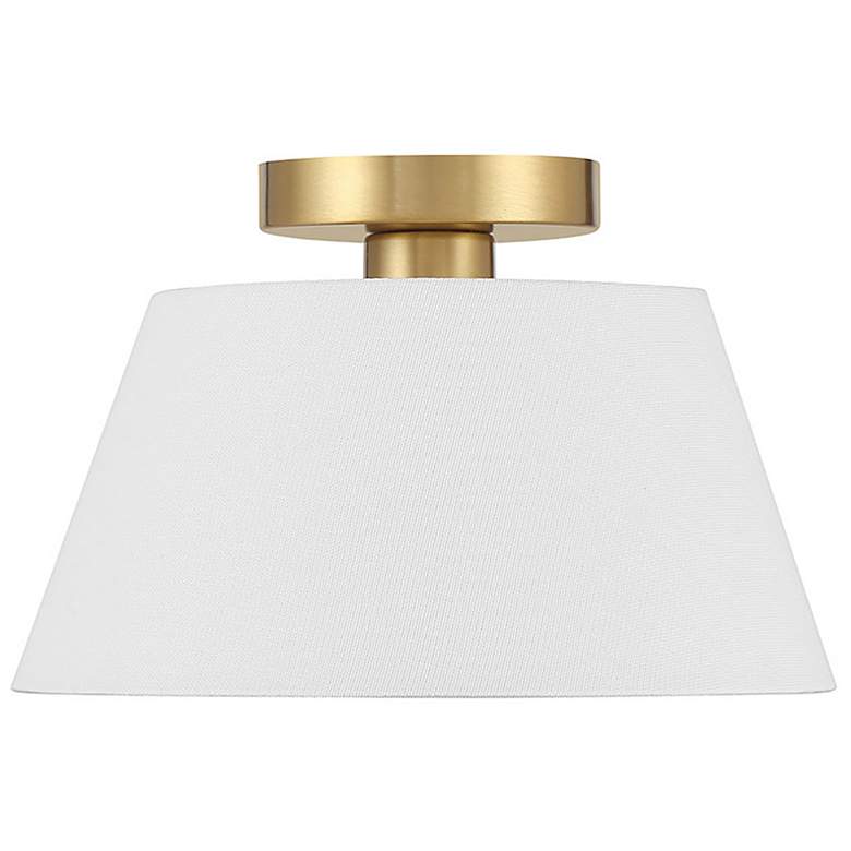 Image 2 3-Light Ceiling Light in Natural Brass more views