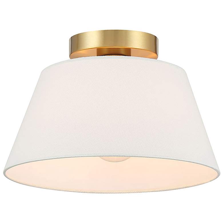 Image 3 3-Light Ceiling Light in Natural Brass more views