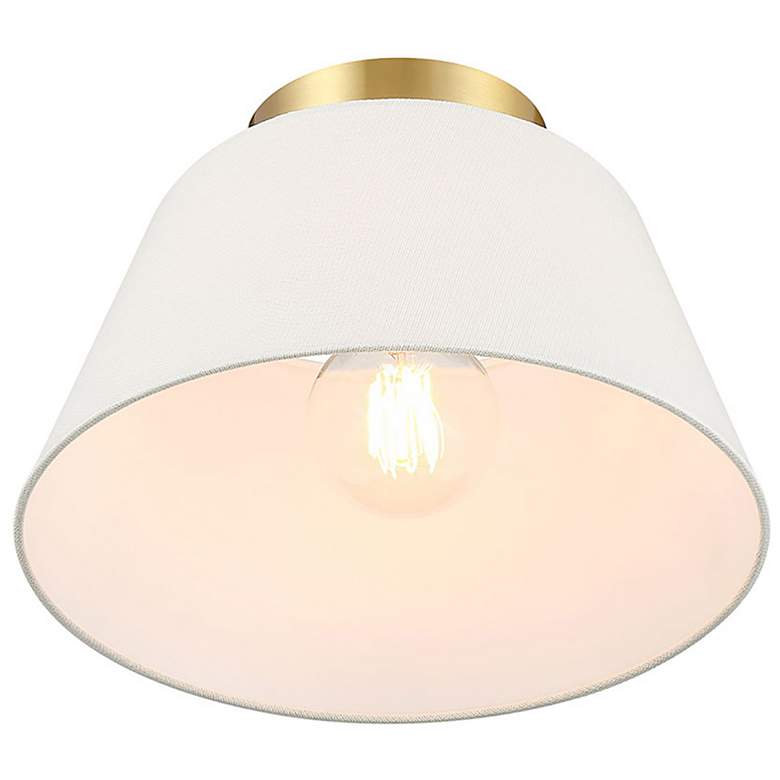 Image 4 3-Light Ceiling Light in Natural Brass more views