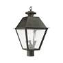 3_3 Light Charcoal Outdoor Post Top Lantern more views