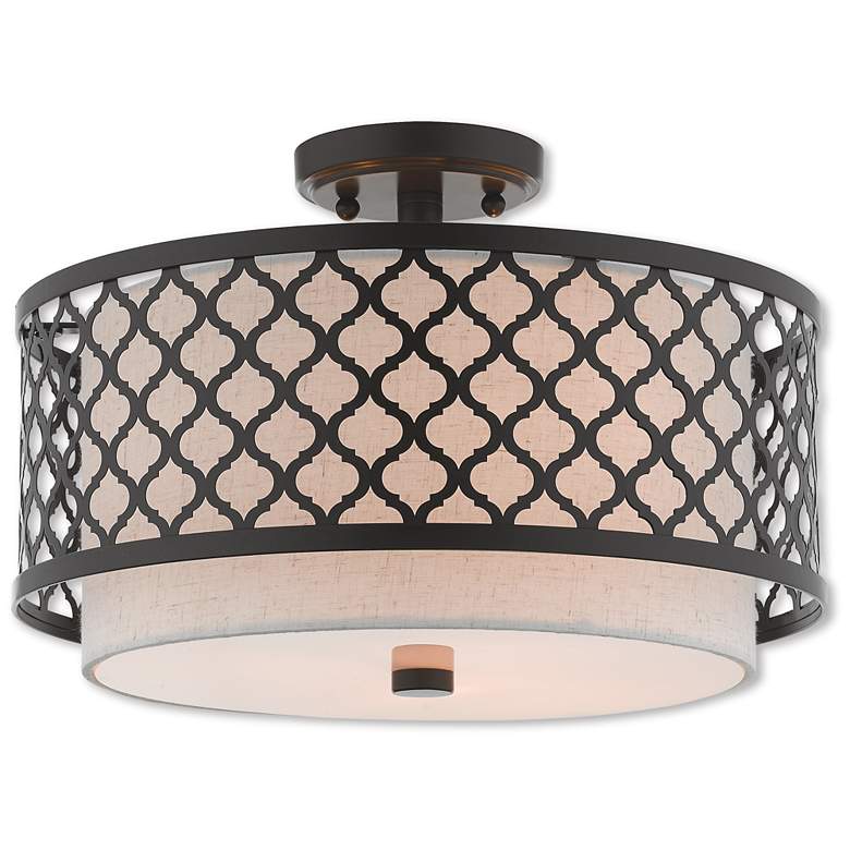 Image 2 3 Light English Bronze Ceiling Mount