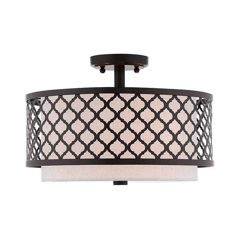 Image 4 3 Light English Bronze Ceiling Mount more views