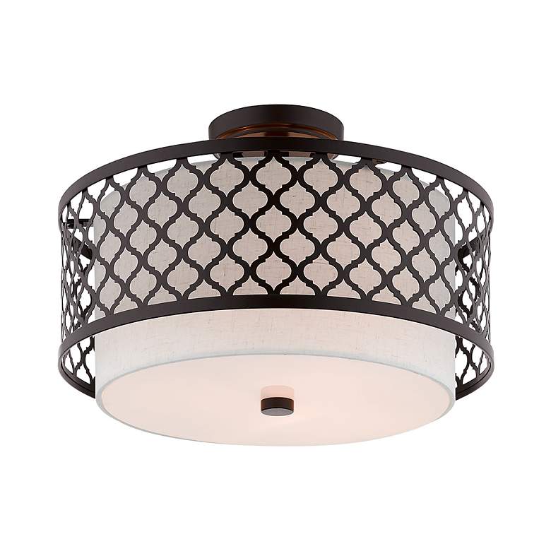 Image 5 3 Light English Bronze Ceiling Mount more views