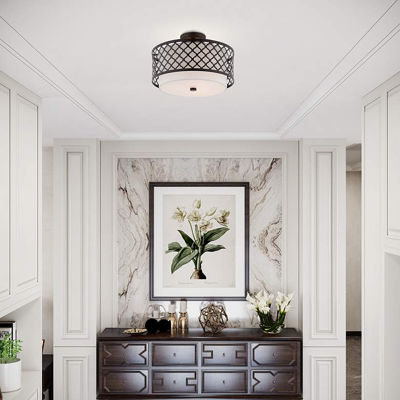 Image 7 3 Light English Bronze Ceiling Mount more views