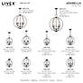 7_3 Light English Bronze Convertible Mini Chandelier/Ceiling Mount more views