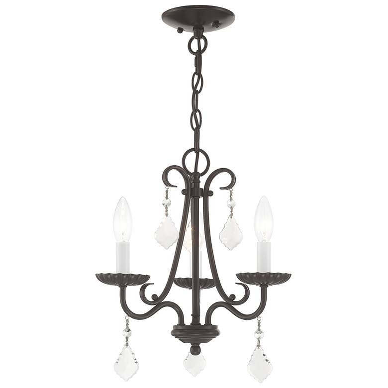Image 1 3 Light English Bronze Mini Chandelier