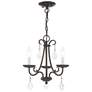 1_3 Light English Bronze Mini Chandelier