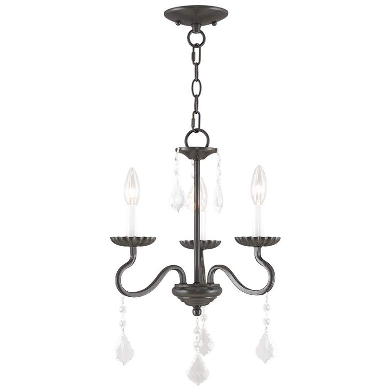 Image 1 3 Light English Bronze Mini Chandelier