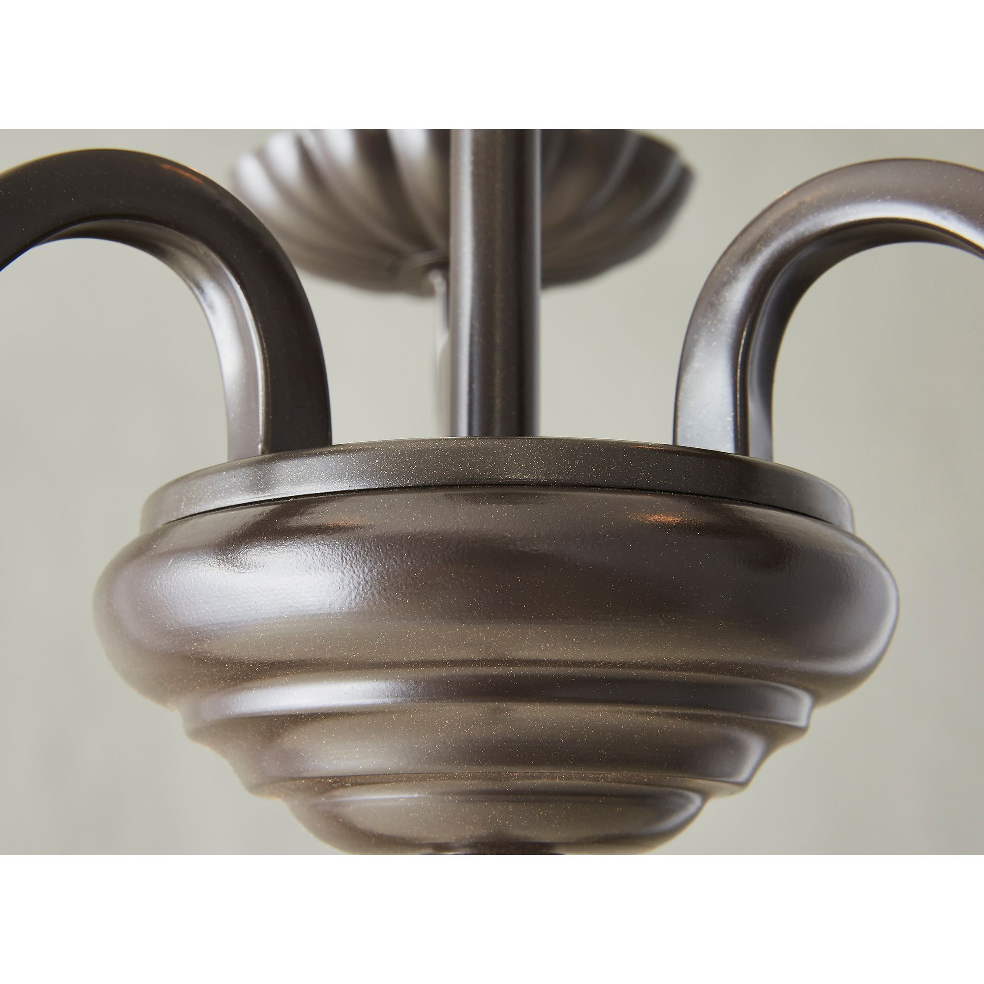 3 Light English Bronze Mini Chandelier