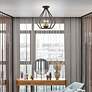 3_3 Light English Bronze Small Pendant with Antique Brass Finish Accents more views