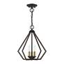 4_3 Light English Bronze Small Pendant with Antique Brass Finish Accents more views