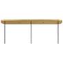 6_3-Light Linear Chandelier in Natural Brass more views