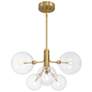 4_3-Light Multi-Point Chandelier in Matte Black more views