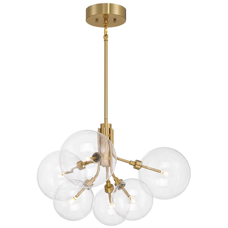 Image 5 3-Light Multi-Point Chandelier in Matte Black more views