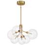 5_3-Light Multi-Point Chandelier in Matte Black more views