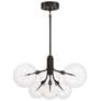 2_3-Light Multi-Point Chandelier in Natural Brass more views