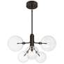 4_3-Light Multi-Point Chandelier in Natural Brass more views