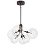 5_3-Light Multi-Point Chandelier in Natural Brass more views