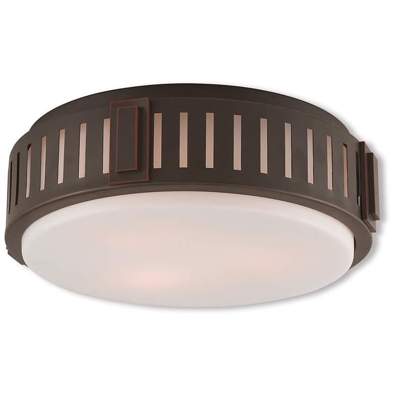 Image 1 3 Light Olde Bronze Ceiling Mount