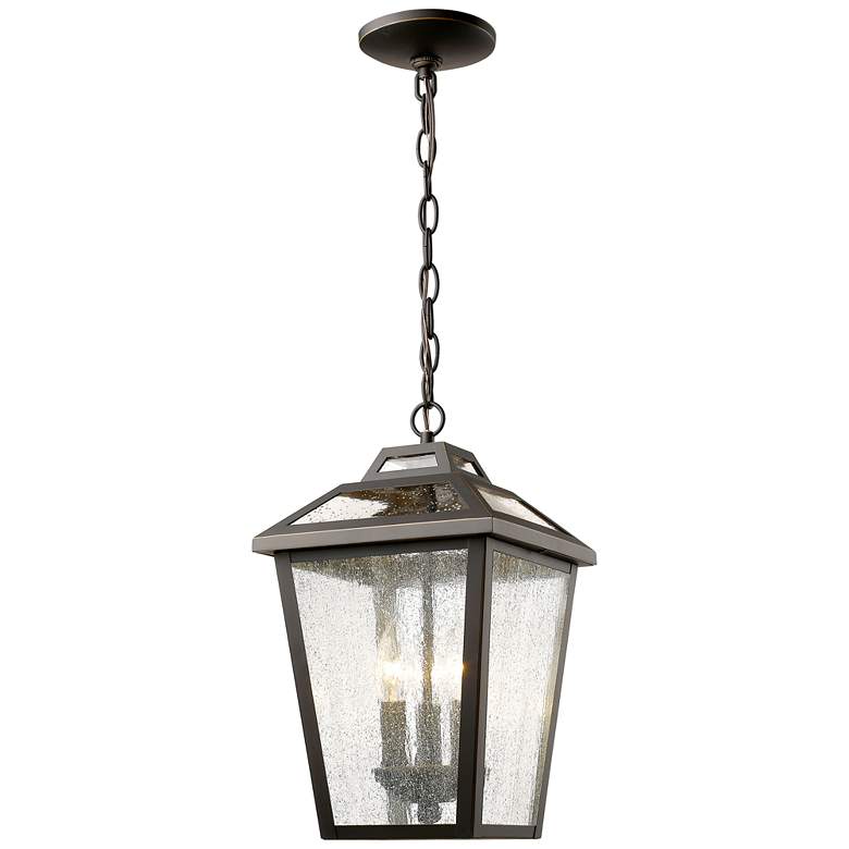 Image 1 3 Light Outdoor Chain Light in Oil Rubbed Bronze finish