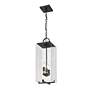 5_3 Light Outdoor Chain Mount Ceiling Fixture in Black finish more views