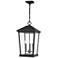 3 Light Outdoor Chain Mount Ceiling Fixture in Oil Rubbed Bronze finish