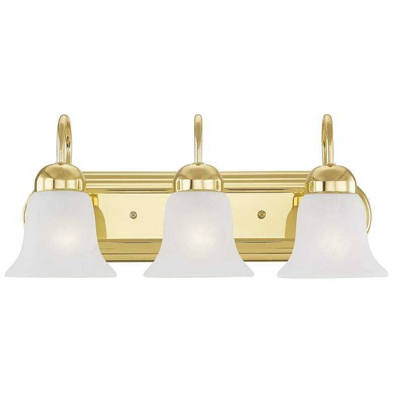 Image 1 3 Light Polished Brass Bath Vanity