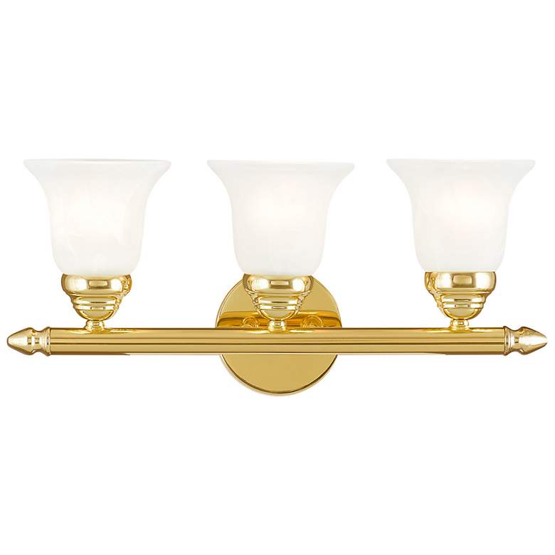 Image 2 3 Light Polished Brass Bath Vanity