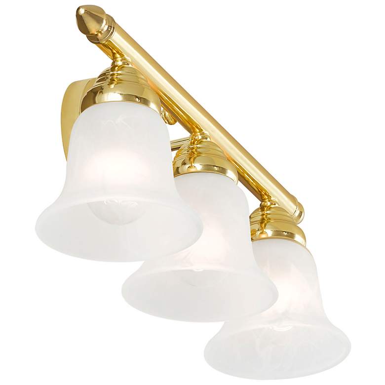 Image 6 3 Light Polished Brass Bath Vanity more views