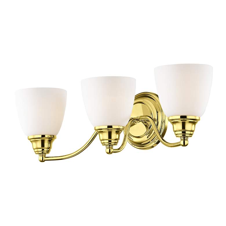 Image 5 3 Light Polished Brass Bath Vanity more views