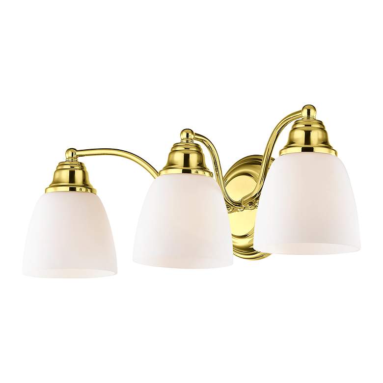 Image 6 3 Light Polished Brass Bath Vanity more views