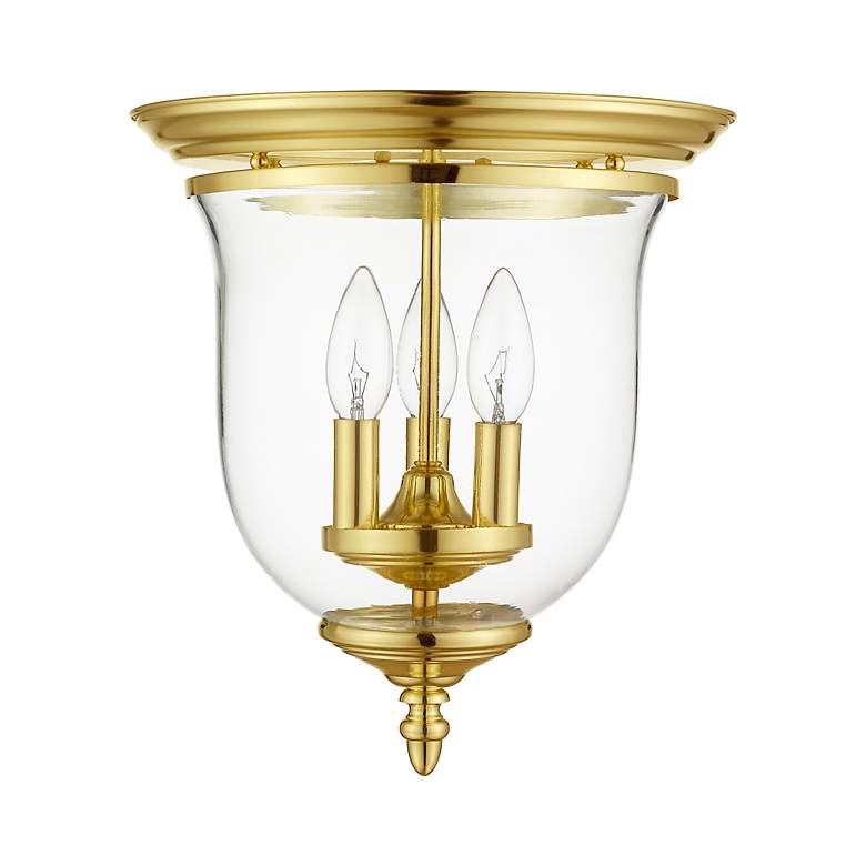 Image 3 3 Light Polished Brass Ceiling Mount more views