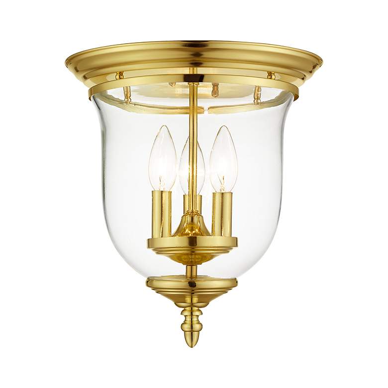 Image 4 3 Light Polished Brass Ceiling Mount more views