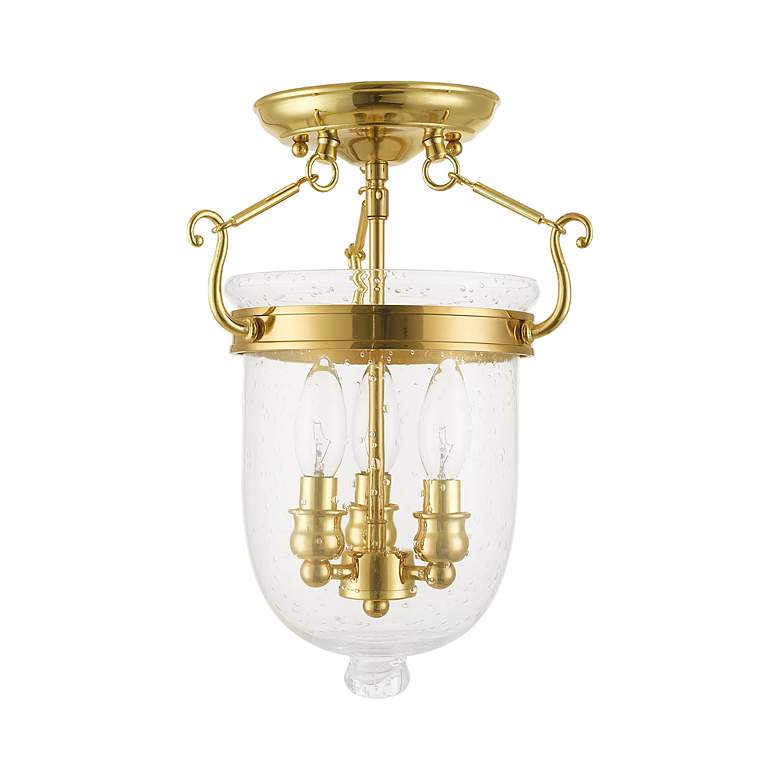 Image 3 3 Light Polished Brass Ceiling Mount more views