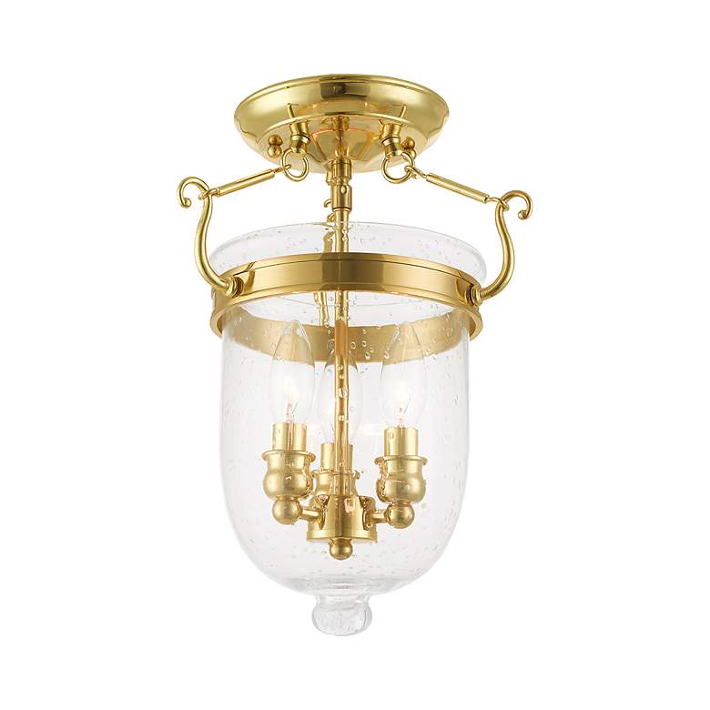 Image 4 3 Light Polished Brass Ceiling Mount more views
