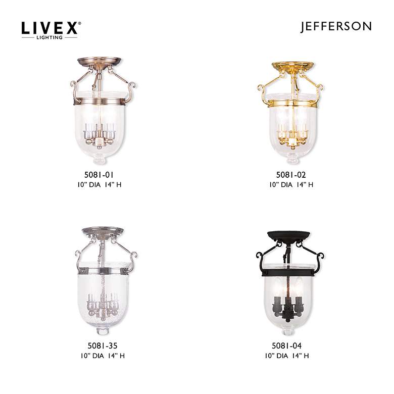 Image 7 3 Light Polished Brass Ceiling Mount more views