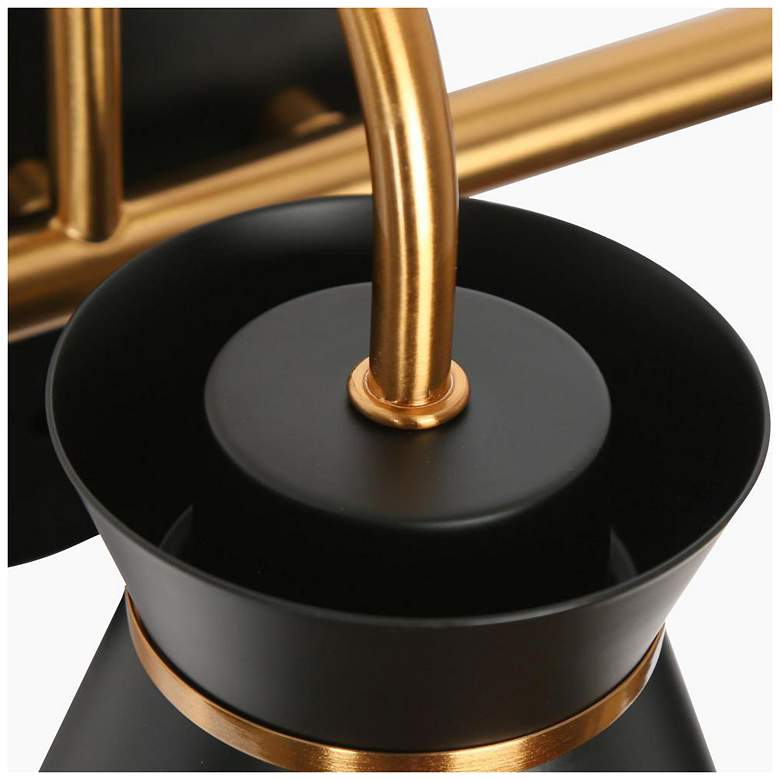 Image 3 3-Light Polished Brass Wall Sconce more views