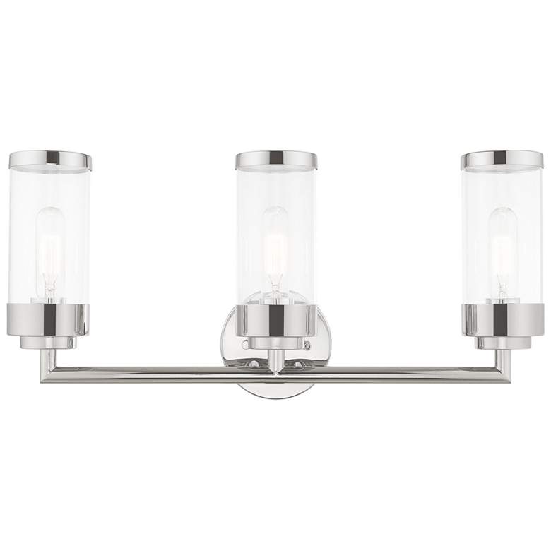 Image 1 3 Light Polished Chrome Bath Vanity